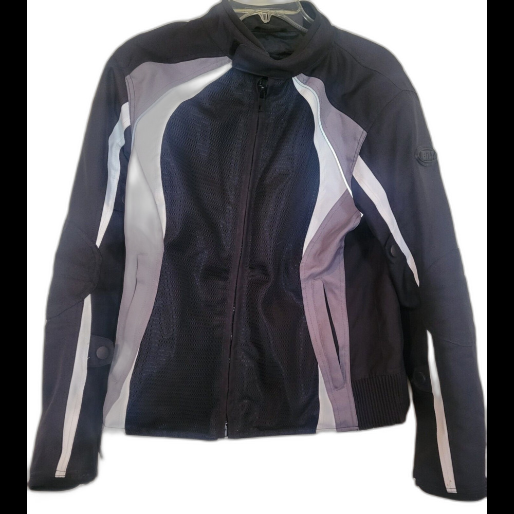 Bilt Padded Polyester Motorcycle Jacket Womens Size Large See Description